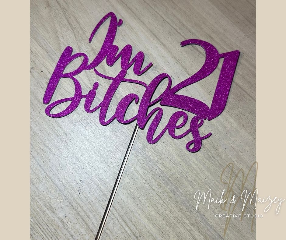 Custom Cake Topper - Personalised for Your Special Occasion