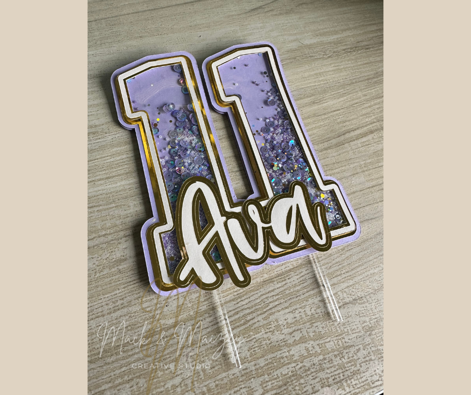 Custom Cake Topper - Personalised for Your Special Occasion