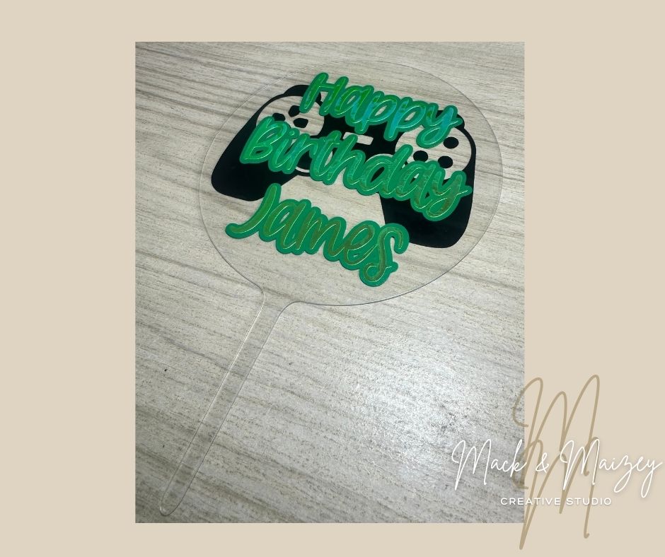 Custom Cake Topper - Personalised for Your Special Occasion