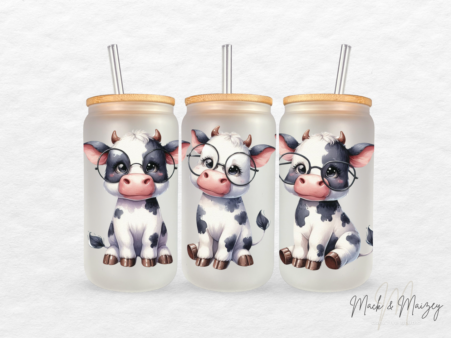 Cow's with glasses