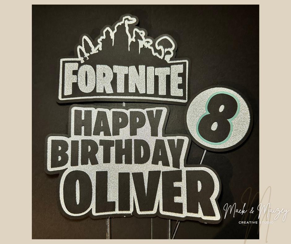 Custom Cake Topper - Personalised for Your Special Occasion
